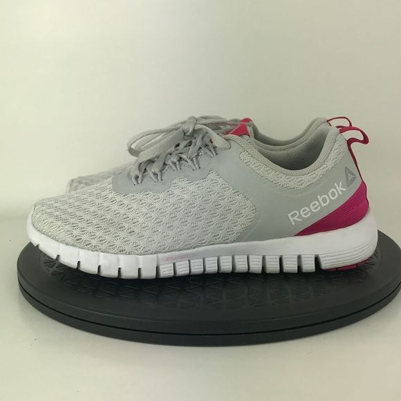 Reebok Zrated Gray/Pink Athletic Running Shoes BS7523 Women's Size 6.5 - Picture 8 of 12